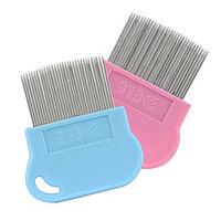 Cat Dog Grooming Comb Waterproof Blushing Pink Blue