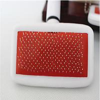 Cat Dog Grooming Health Care Cleaning Brush Comb Low Noise Massage Red