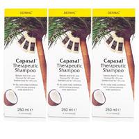 capasal therapeutic shampoo 250ml triple pack
