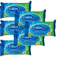 Carex Refreshing Soft Cleansing Wipes - 6 Pack