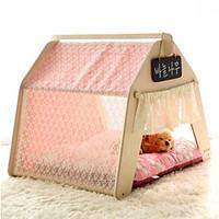 Cat Dog Bed Pet Mats Pads Solid Soft Tent