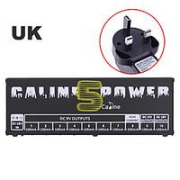 caline cp 05 power supply for effect pedal with blue led light black p ...