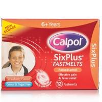 calpol sixplus fastmelts paracetamol
