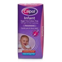 Calpol Infant Sugar Free Colour Free Oral Suspension