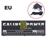 caline cp 05 power supply for effect pedal with blue led light black p ...