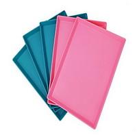 cat dog bed pet mats pads solid blushing pink blue