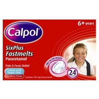 Calpol SixPlus Fastmelts 24 Fastmelts