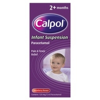 calpol infant suspension strawberry flavour 2 months 100ml