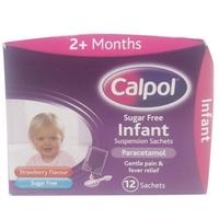 calpol sugar free infant suspension sachets