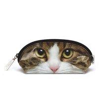 Catseye Tabby Cat Oval Bag