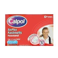 Calpol Sixplus Fastmelts Paracetamol 12