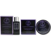 Castle Forbes Lavender Essential Oil 150ml Aftershave Balm And 200ml Shaving Cream Set - No Parabens; No Artificial Colours or Fragrances; No Animal T