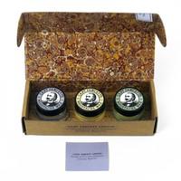 Captain Fawcett 3 Moustache Wax Cornucopia Gift Set