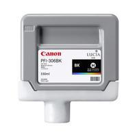 canon pfi 306bk original black ink cartridge