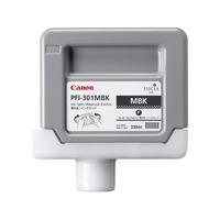 canon pfi 301mbk original matte black ink cartridge