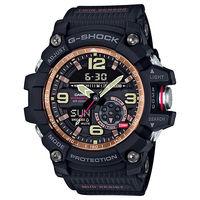 Casio G-SHOCK MASTER OF G MUDMASTER Watch GG-1000RG-1A - Black and Rose Gold