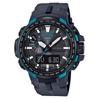 Casio PRO TREK Triple Sensor TOUGH SOLAR Watch PRW-6100Y-1A - Blue