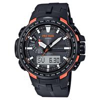 Casio PRO TREK Triple Sensor TOUGH SOLAR Watch PRW-6100Y-1 - Orange