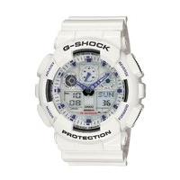 casio g shock standard analog digital watch ga100a 7a white