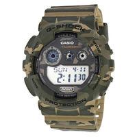 casio g shock analog digital watch gd 120cm 5 green camouflage