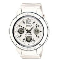 casio baby g standard analog digital watch bga 152 7b1 white