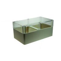 CamdenBoss BIM2006/26-GY/CLR ABS Case Clear Lid 190 x 110 x 90mm 2...