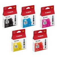 Canon PGI-72MBK/C/M/Y/R Original Multipack Ink Cartridges