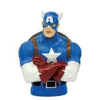 Captain America Marvel Comics Plastic Bust Bank