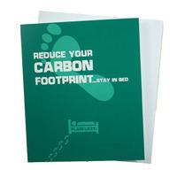 CARBON FOOTPRINT GREETINGS CARD