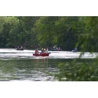 canoe or kayak trip on a river for two