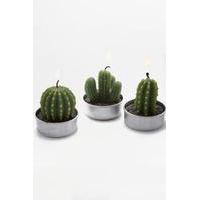 Cactus Tealight Candles, GREEN