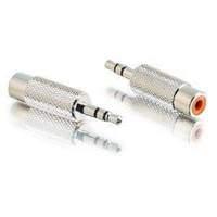 Cables To Go 3.5mm Stereo Male to RCA Female Adapter