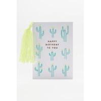 Cactus Tassel Birthday Card, ASSORTED