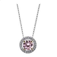 CARAT Silver Pink Gemstone Pendant