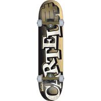 Cartel Black Smudge Complete Skateboard - Gold 7.8\