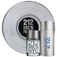 Carolina Herrera 212 Men NYC Eau de Toilette Spray 100ml, Aftershave Lotion 100ml