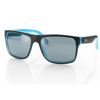 Carve Crimson Sunglasses - Matt Black/Cyan/Polarised