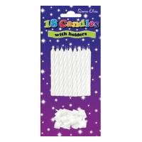 Candle Spiral 18 White