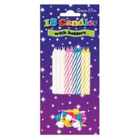 Candle Spiral 18 Assort