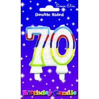 Candle Milestone - Number 70