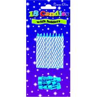 Candle Spiral 18 Blue