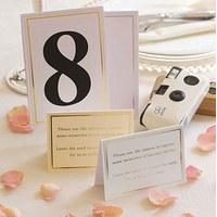 Cards for Wedding Cameras Pack - Gold