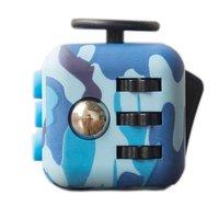 Camouflage Blue Stress Cube