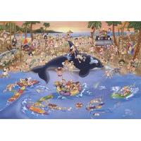 cartoon collection at the beach 1000pc jigsaw puzzle