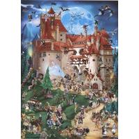 cartoon collection draculas castle 1000 piece jigsaw puzzle