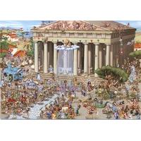 Cartoon Collection - Greek Temple 1000pc Jigsaw Puzzle