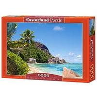 castorland tropical beach seychelles jigsaw 3000 piece