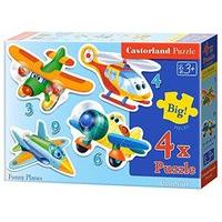 Castroland 4 Classic Funny Planes Jigsaw