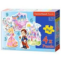 Castroland 4 Classic Princesses Jigsaw
