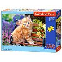 castorland jigsaw classic 180pc ginger kitten